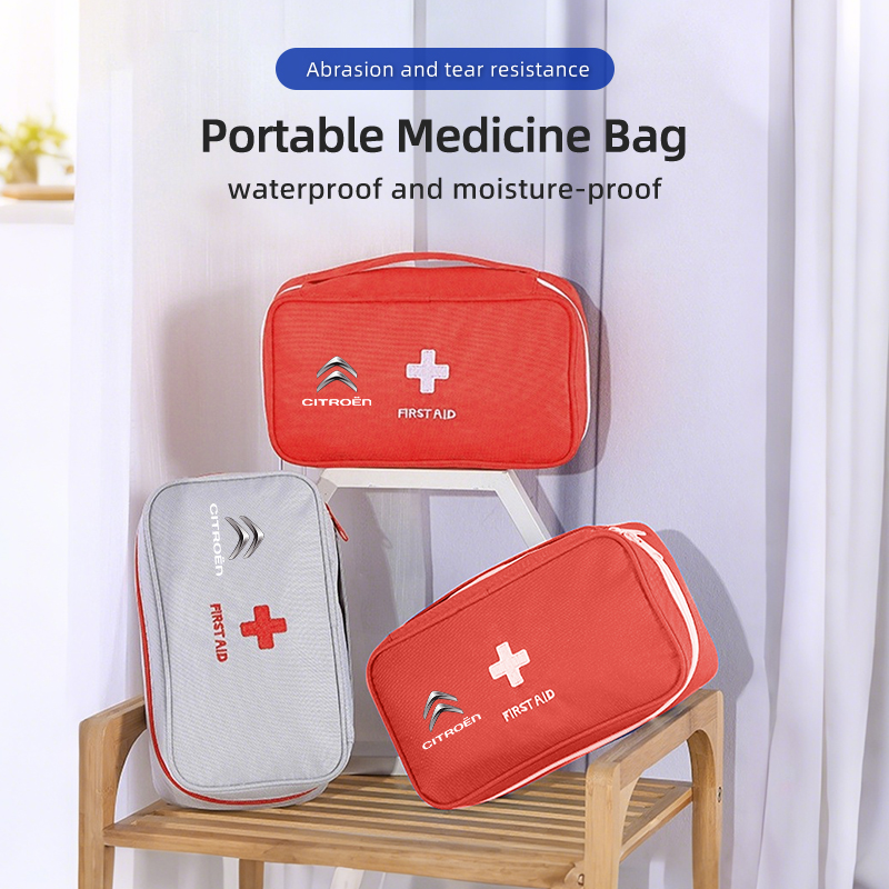 First Aid Bag Kit - Araba Taşınabilir İlk Yardım Tıbbi Kiti