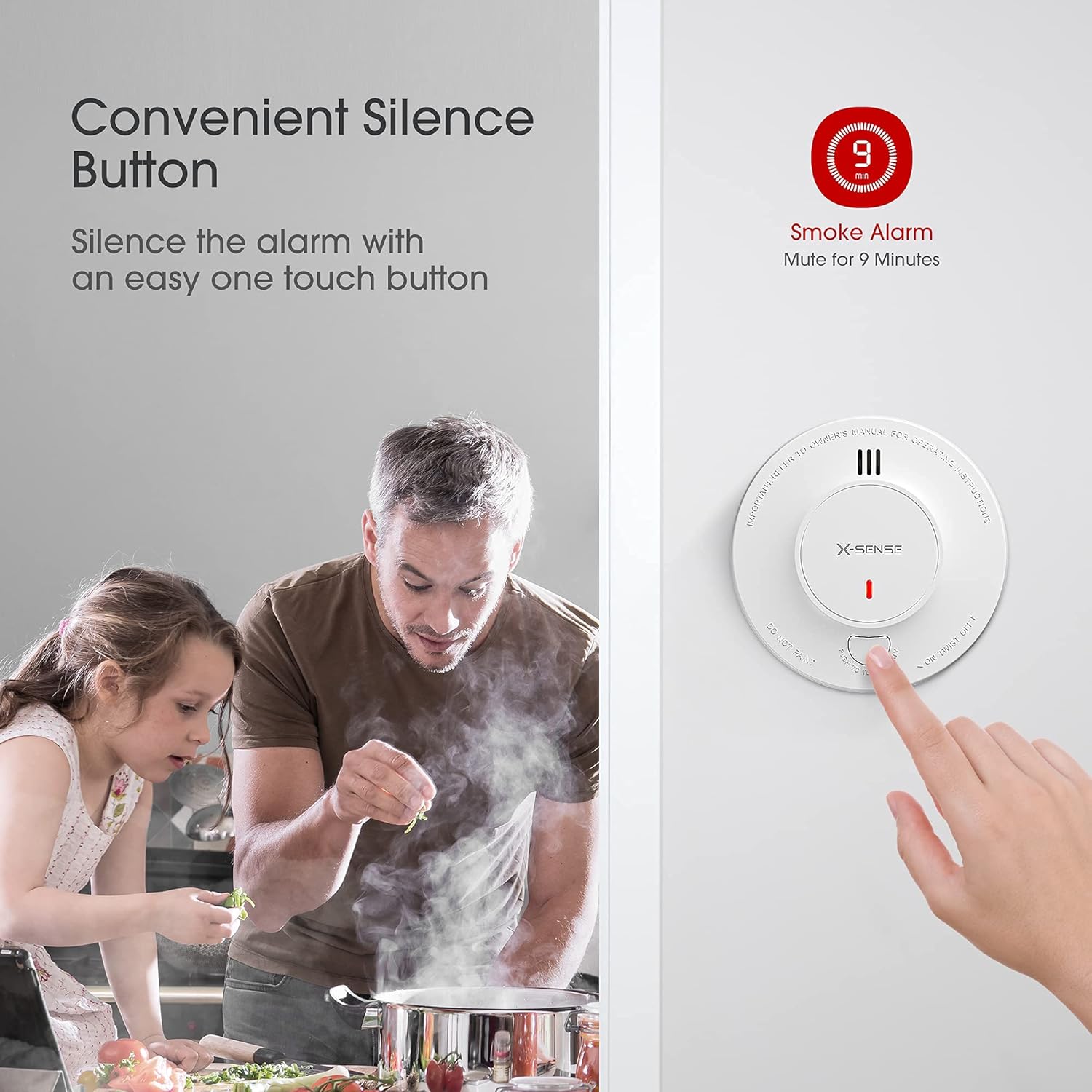 X-Sense Duman Alarmı, 10 Yıllı - Smoke Detector Interconnected incelemesi ve fiyatı