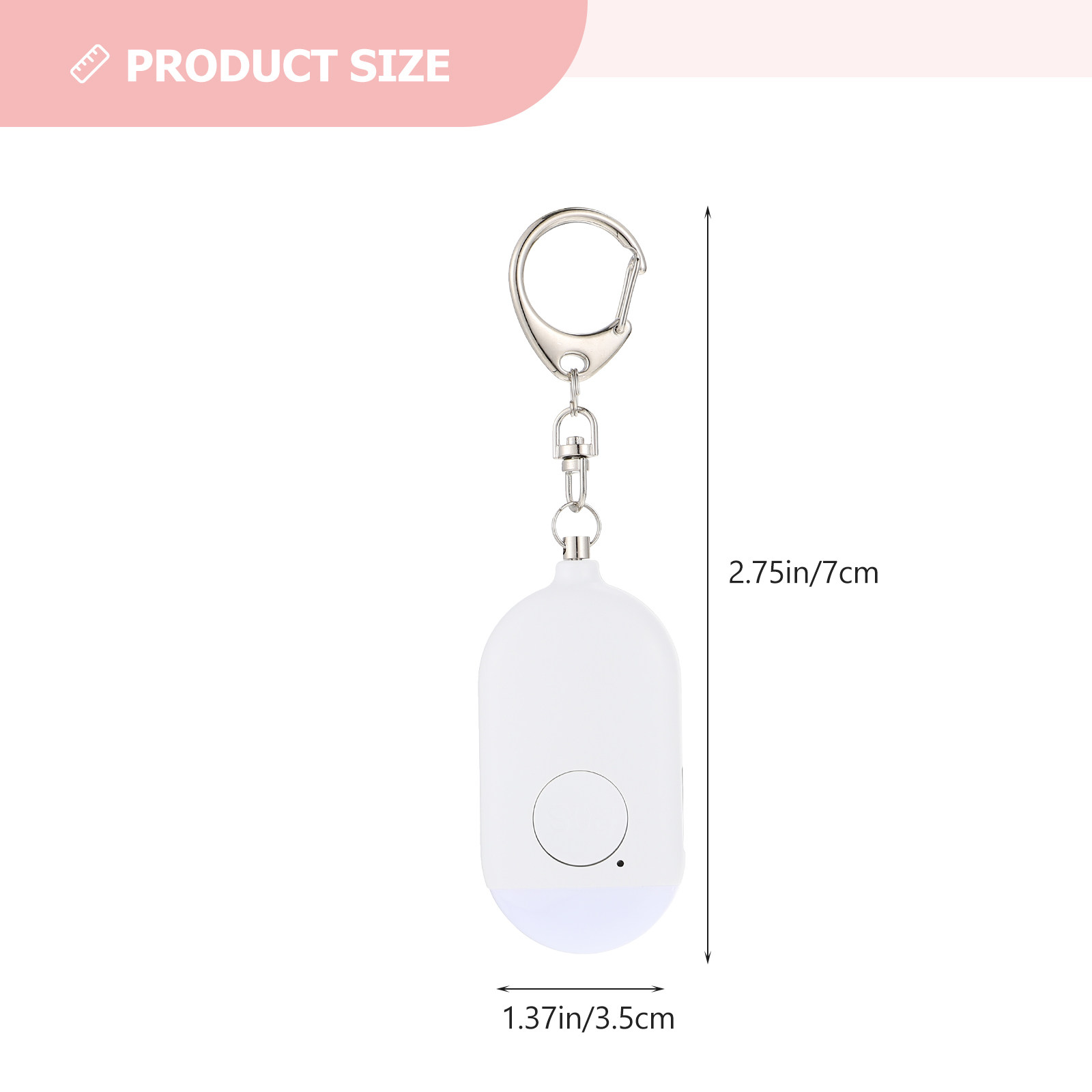 1 Set Kişisel Alarm Şarj Edile - Personal Alarm Keychain incelemesi ve fiyatı