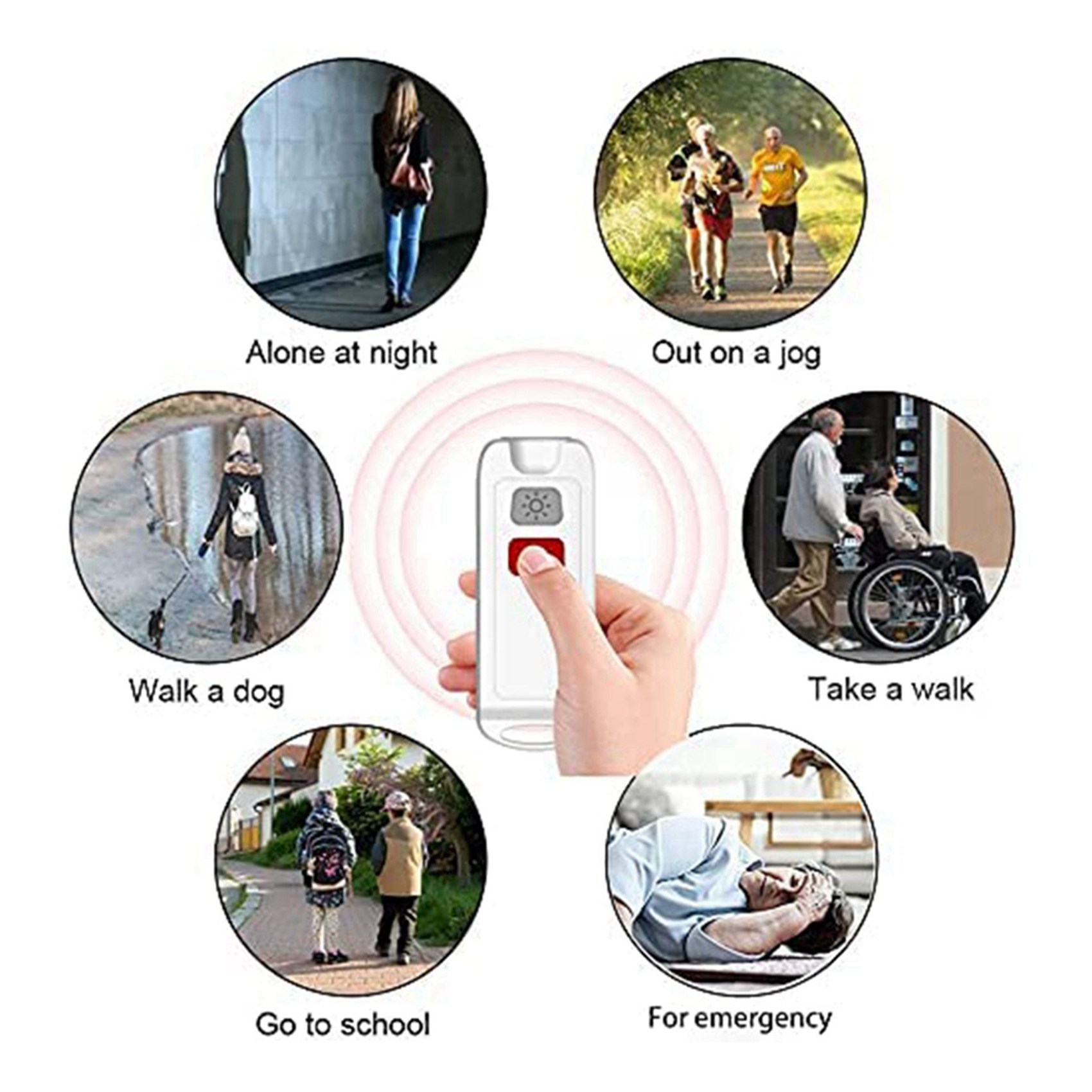 FULL-2X Kişisel Alarm, SOS LED - Personal Alarm Keychain incelemesi ve fiyatı