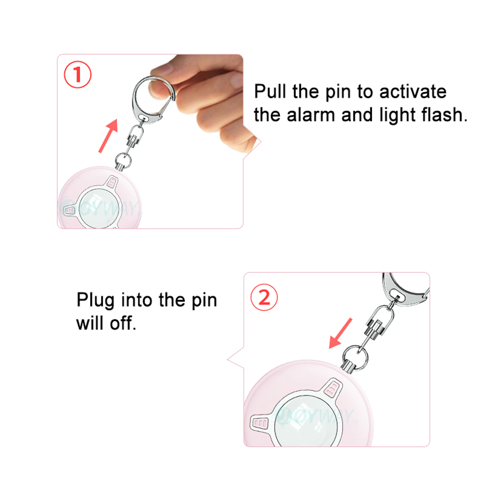 JOYWAY Yeni Kişisel 130dB Sire - Personal Alarm Keychain incelemesi ve fiyatı