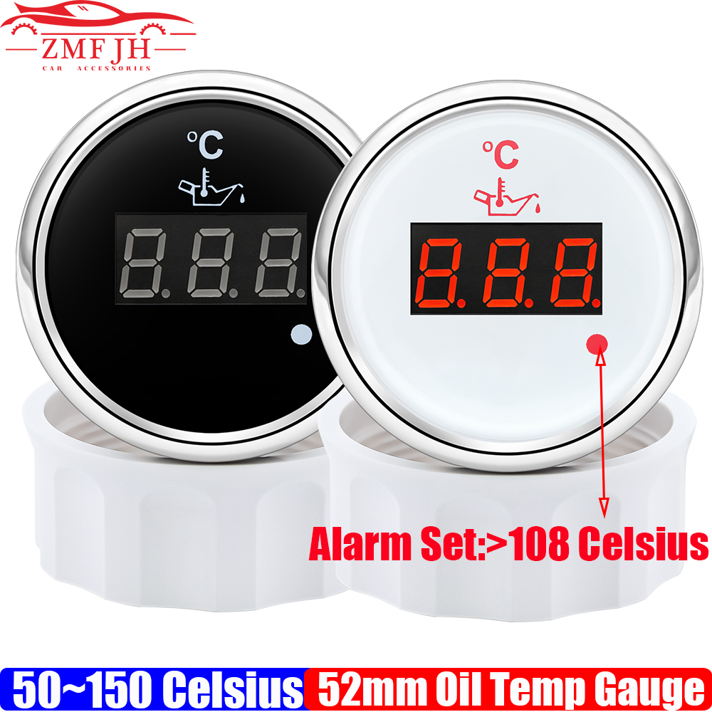 Dijital 52mm yağ sıcaklık ölçe - Water Alarm Sensor incelemesi ve fiyatı